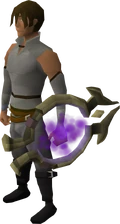 Faithful shield equipped