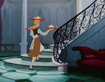 Cenicienta lleva desayuno
