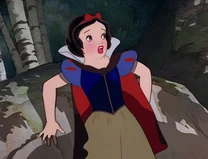 Blancanieves sorprende Cazador