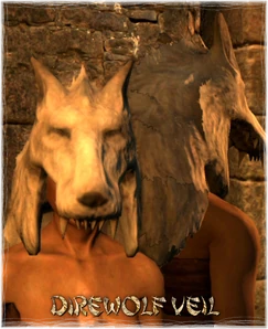 Armour Head Direwolf Veil