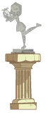 Courtney Harp Statue