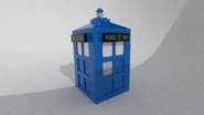 LEGO TARDIS Render