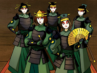 Kyoshi Warriors Avatar Wiki The Avatar The Last Airbender Resource