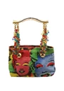 Versace Spring-Summer 1991 Marylin Monroe & James Dean print bag
