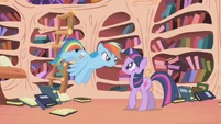Rainbow Dash 'And how did you know about Nightmare Moon' S1E02