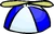Blue Propeller Cap