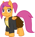 FANMADE Jake Heritagu Pregnant Scootaloo Nightmare Night Costume