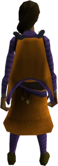 Witch cloak equipped