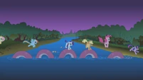 Main 6 cross river courtesy of sea serpent S1E02
