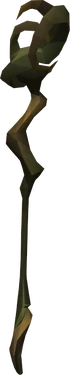 Mud battlestaff detail