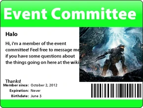 Event Committee Badge (Halo)