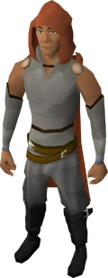 Zamorak team hood equipped