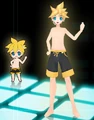 Module swimwear kagamine len swimwear