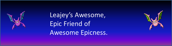 Leajey Badge of Awesomness