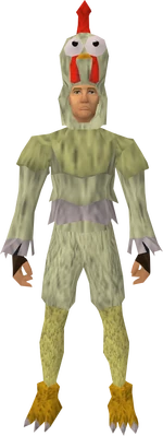 Chicken set equipped