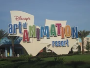 Art of Animation sign