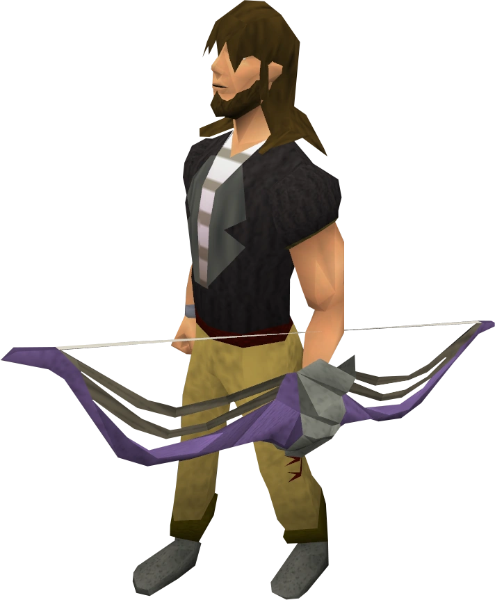 Grave creeper longbow equipped