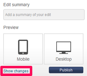 PreviewShowchanges