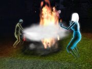 Ghost and fire