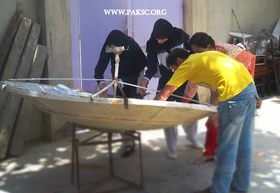 Para bolic solar cooker remaking school students (13)