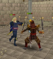 Fighting Leon D'cour