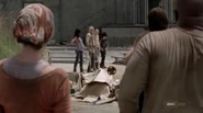Carol looking at Hershel