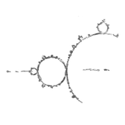 Glyph-Mandelbrot Set