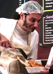 Cafeteria fry cook Starburns