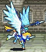 Thite's static battle pose as a Falcoknight