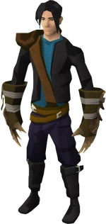 Bronze claws equipped