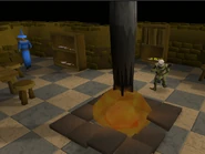 The pot explodes