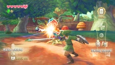 Link atacando una Baba Deku SS