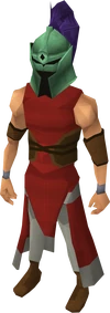 Adamant full helm charged equipped