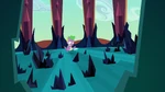 Spike backing away from crystals S3E2