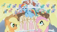 Fluttershy to Rainbow Dash "Stop!" S1E11