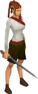 Bathus rapier equipped