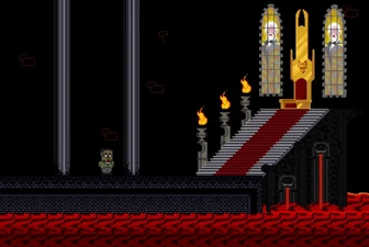The throne
