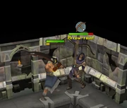 Thok fighting Sagittare