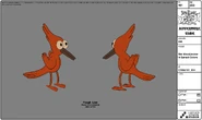 Modelsheet thewoodpeckerinsunsetcolors