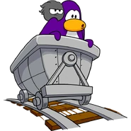 Cart Surfing Penguin