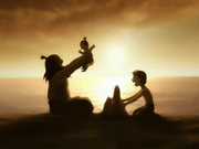 Lu Ten, Iroh y Zuko