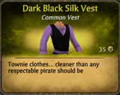 DB Silk vest card