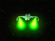 IKS T'Ong firing phasers