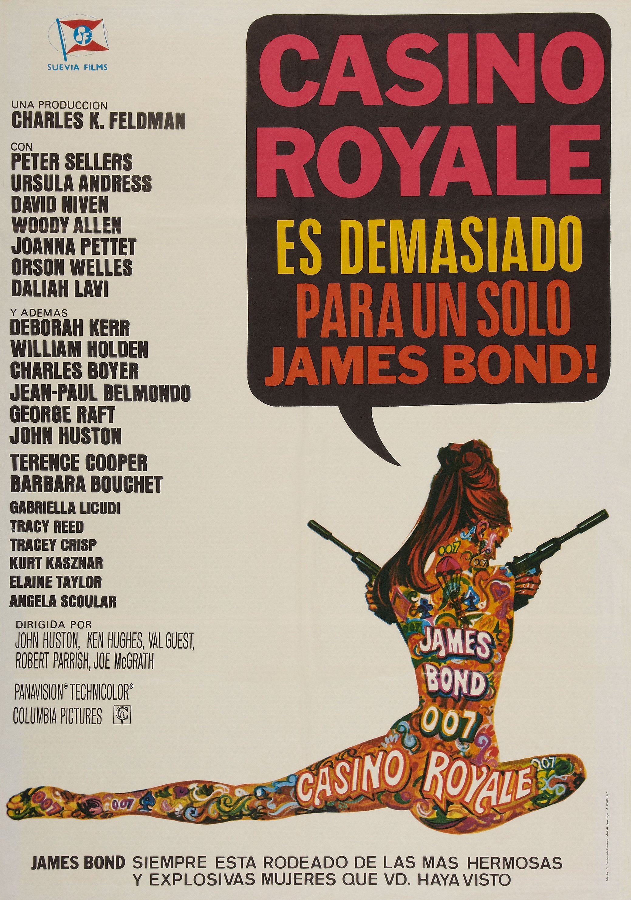1967 casino royale 007 credit