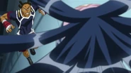 Takachiho attacks Chikuzen