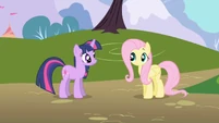 Fluttershy doesn't immediately respond to Twilight S1E01