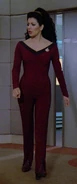 Troi maroon unitard