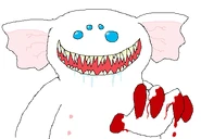 The ghost with bloody fingers by laserpotato-d5ht8ss