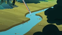Rainbow heading into the river S3E6