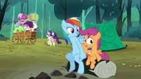 Scootaloo looking slightly worried S3E6